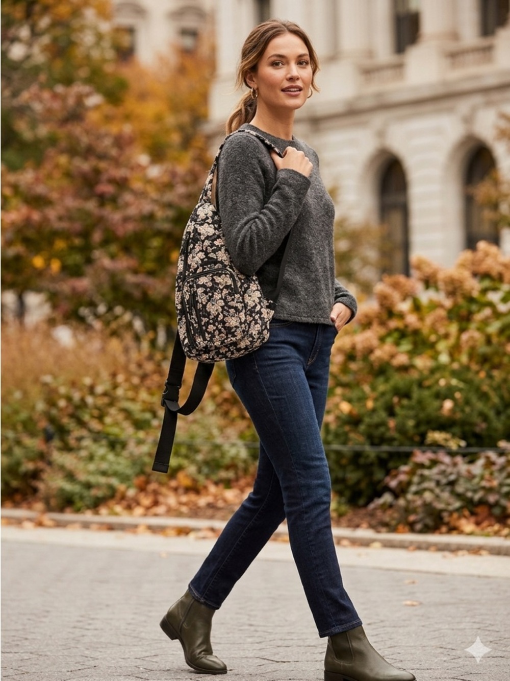 Vera Bradley Sling Bag in Holland Bouquet
